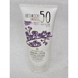 Australian Gold Kids Botanical Sunscreen SPF 50 Mineral Lotion Hypoallergenic